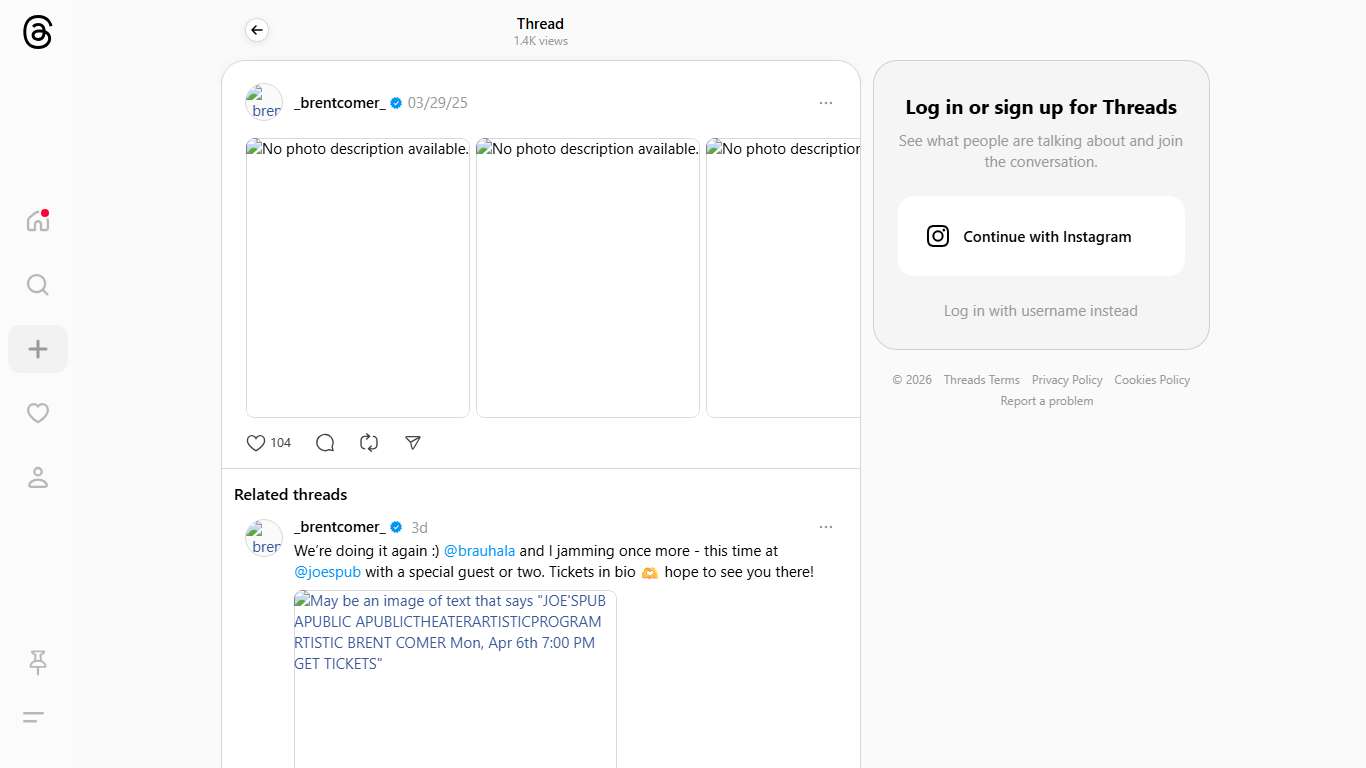 Photo posted by Brent Comer (@_brentcomer_)